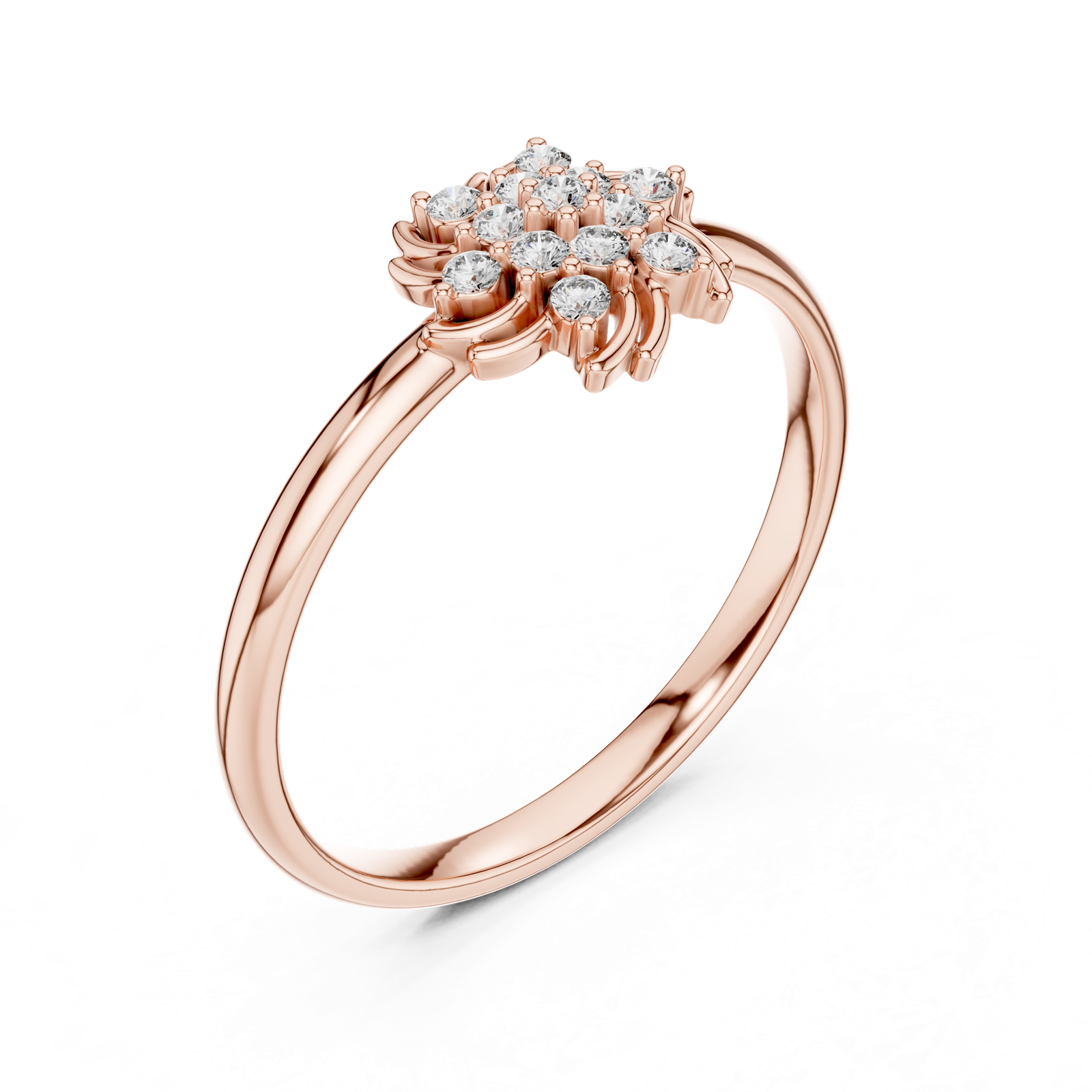 Gold Ring 1 (422), Rose Gold, view 2