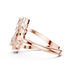 Gold Ring L03-504, Rose Gold, view 3