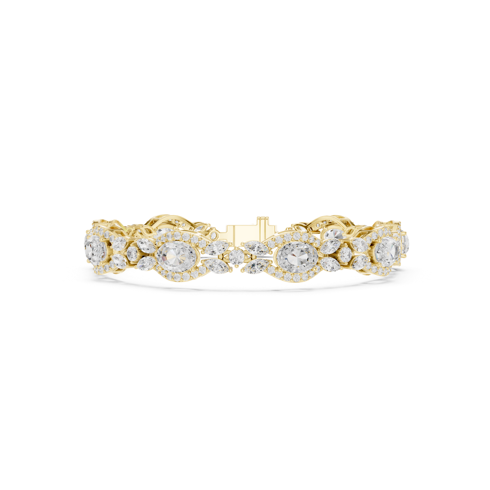 Gold Bracelet SBWB (33), Yellow Gold, view 4