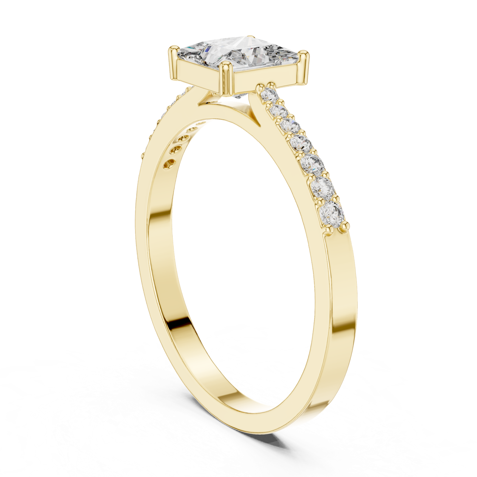 Gold Ring ALR-166, Yellow Gold