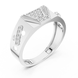 Gold Ring LR-01 (31), White Gold, view 2