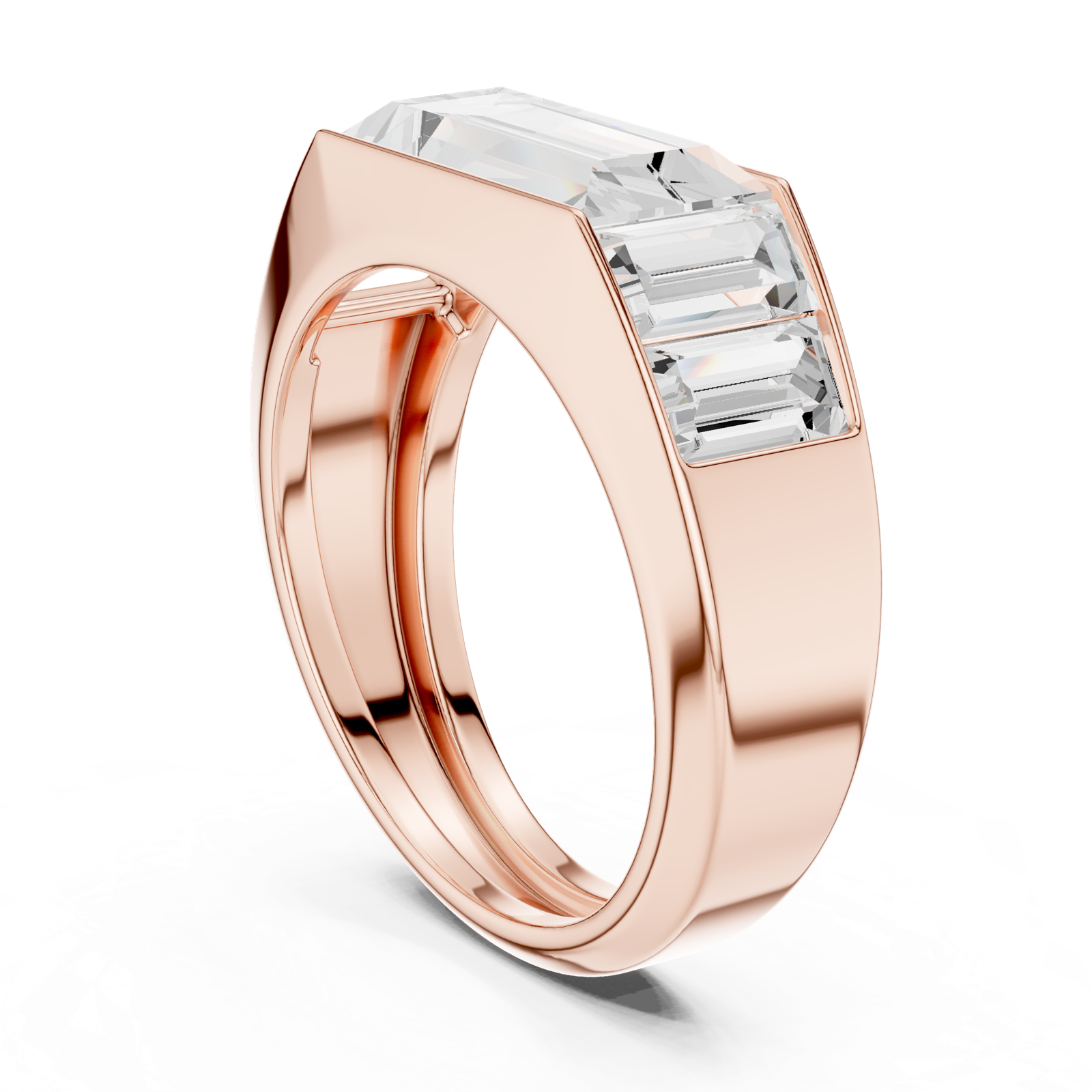 Gold Ring SBMR(37), Rose Gold, view 1