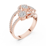 Gold Ring 19-120003L, Rose Gold, view 2