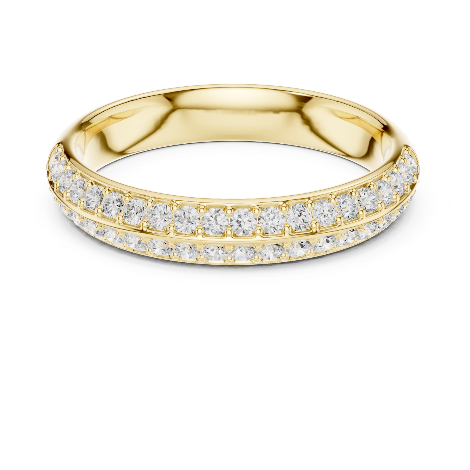 Gold Ring DDLR-575, Yellow Gold, view 4