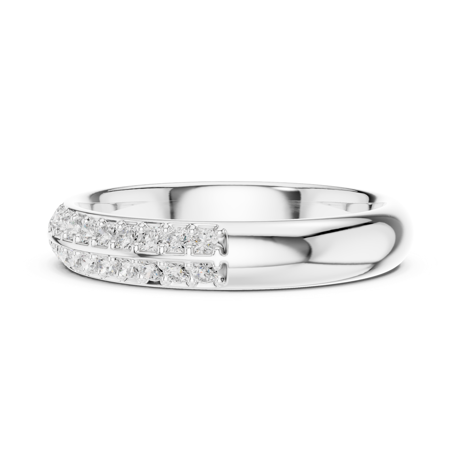 Gold Ring DDLR-575, White Gold, view 3