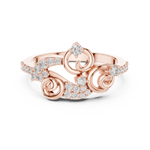 Gold Ring LR-01 (76), Rose Gold, view 4