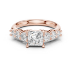 Gold Ring DDLR-703, Rose Gold