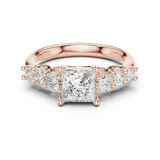 Gold Ring DDLR-703, Rose Gold