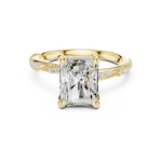 Gold Ring DDLR-967, Yellow Gold, view 4