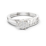 Gold Ring DDLR-824, White Gold