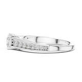 Gold Ring LR-0309, White Gold, view 3