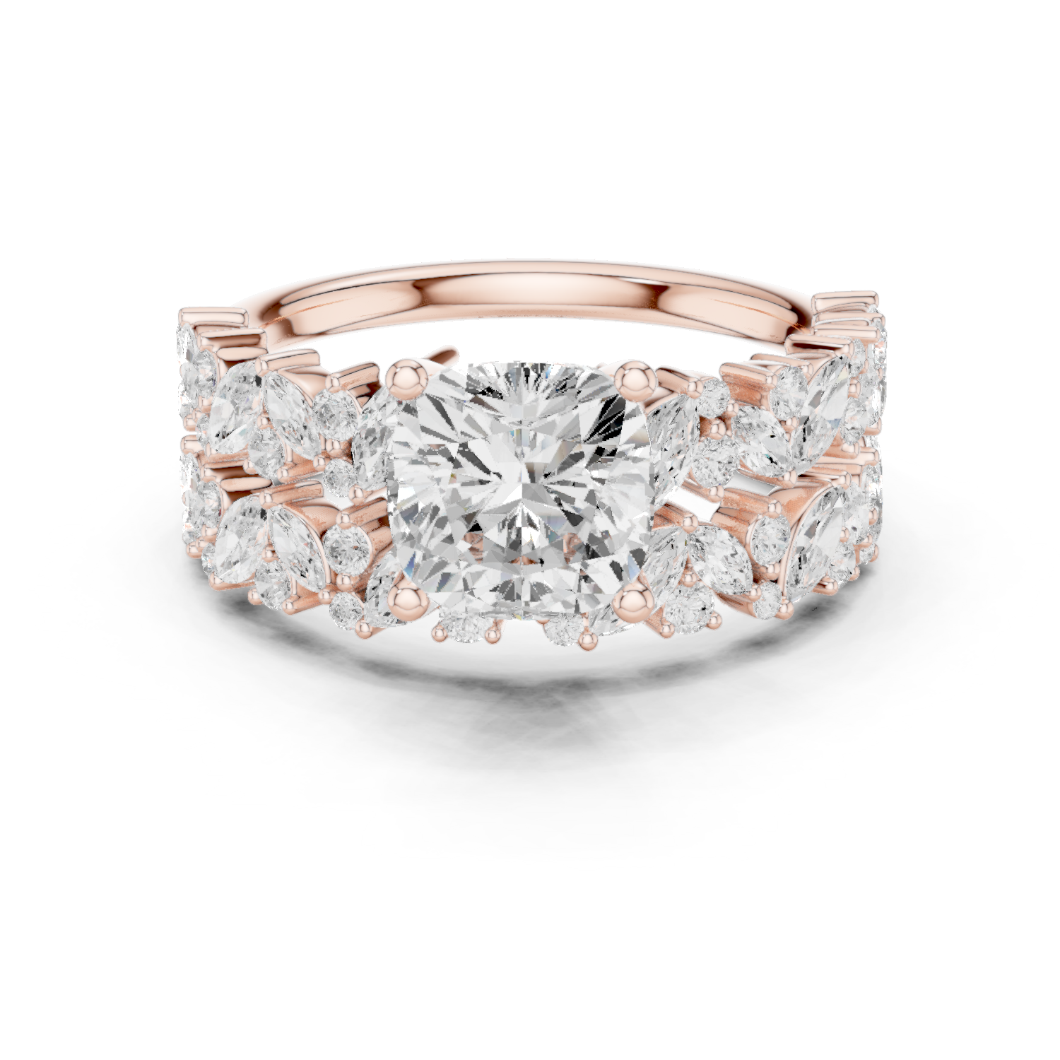 Gold Ring DDLR-941, Rose Gold