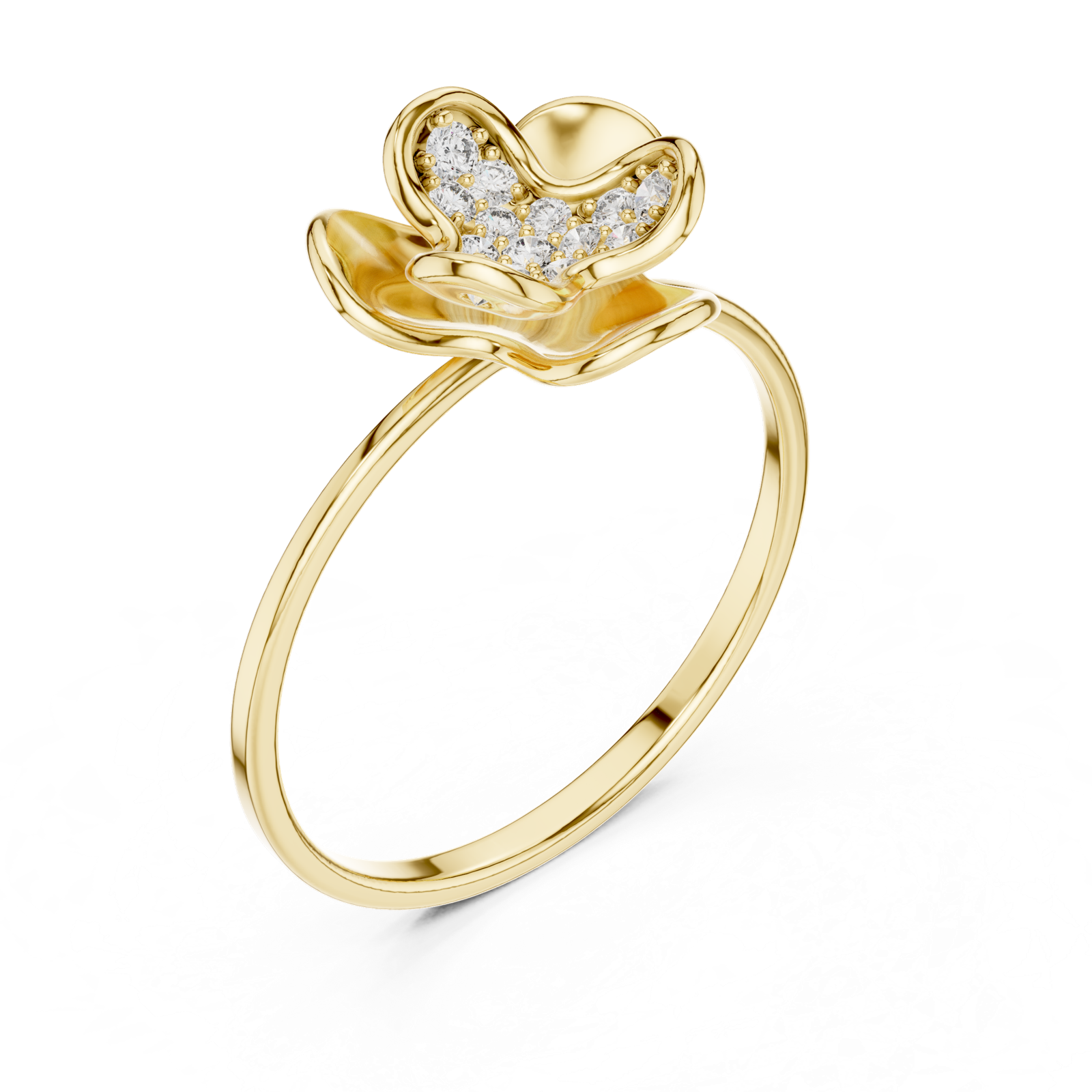 Gold Ring 1 (219), Yellow Gold, view 2