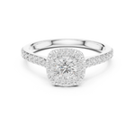 Gold Ring LR-0216, White Gold, view 4