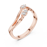 Gold Ring SBWR(4), Rose Gold, view 2