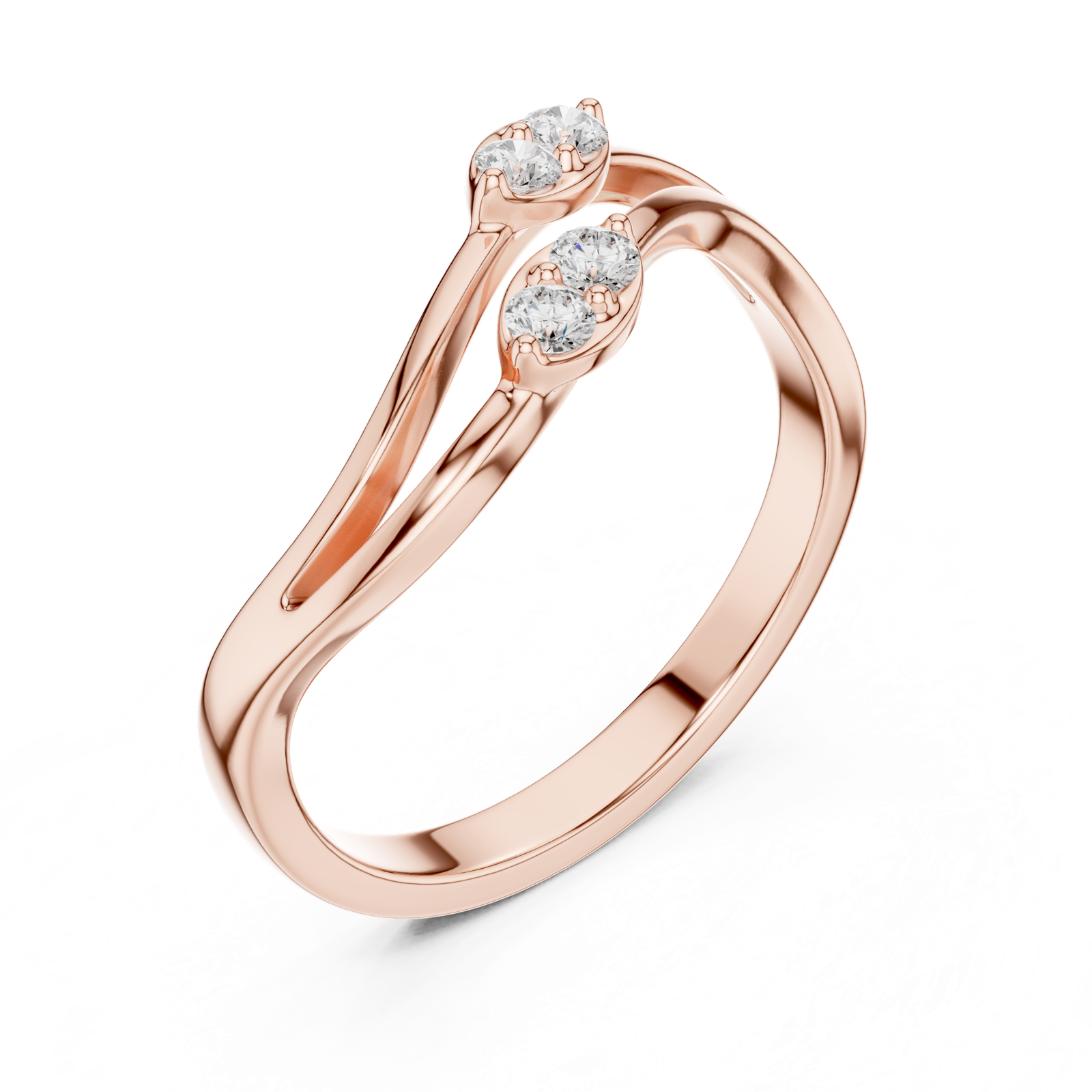 Gold Ring SBWR(4), Rose Gold, view 2