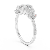 Gold Ring DDLR-1052, White Gold