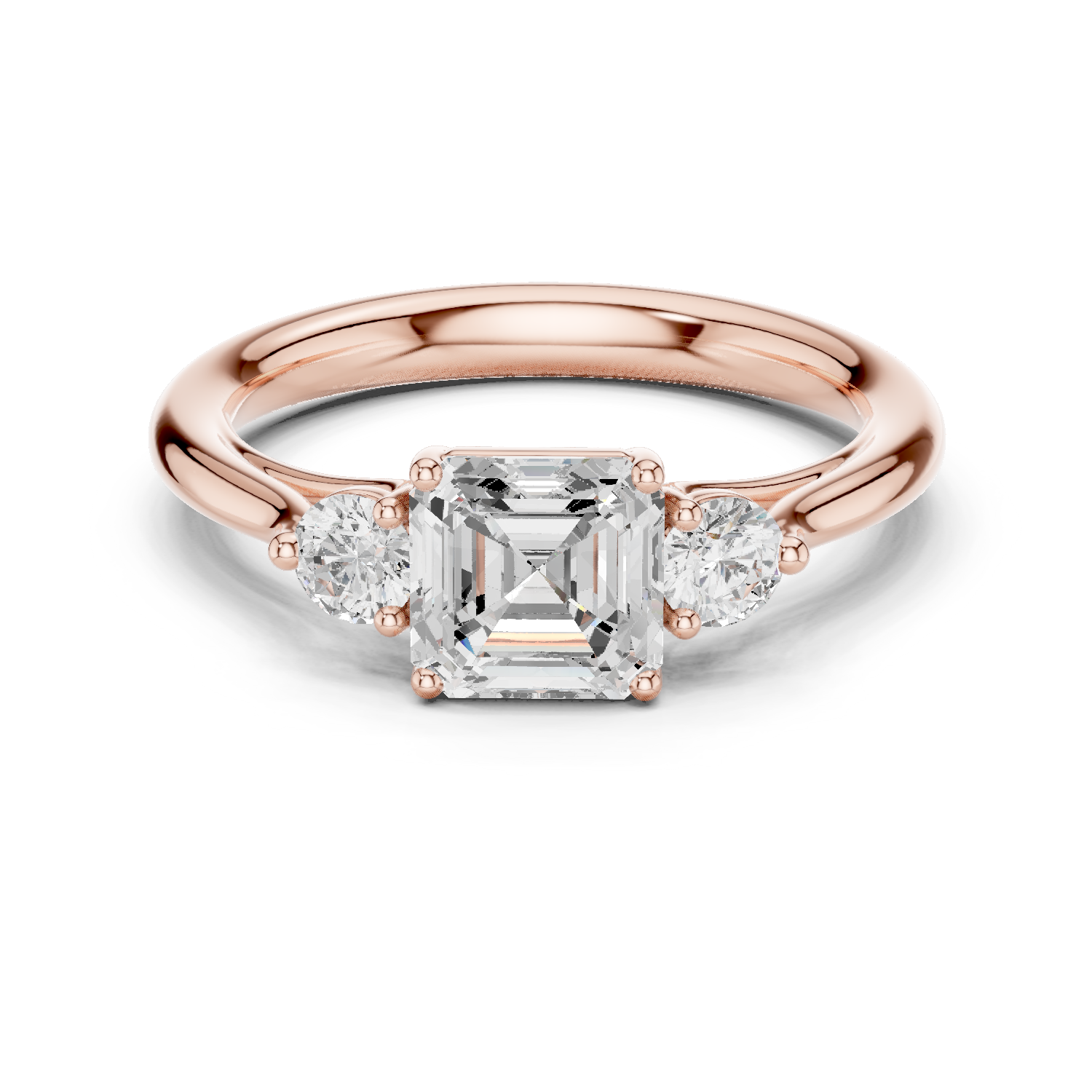 Gold Ring DDLR-724, Rose Gold