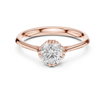Gold Ring DDLR-553, Rose Gold, view 4