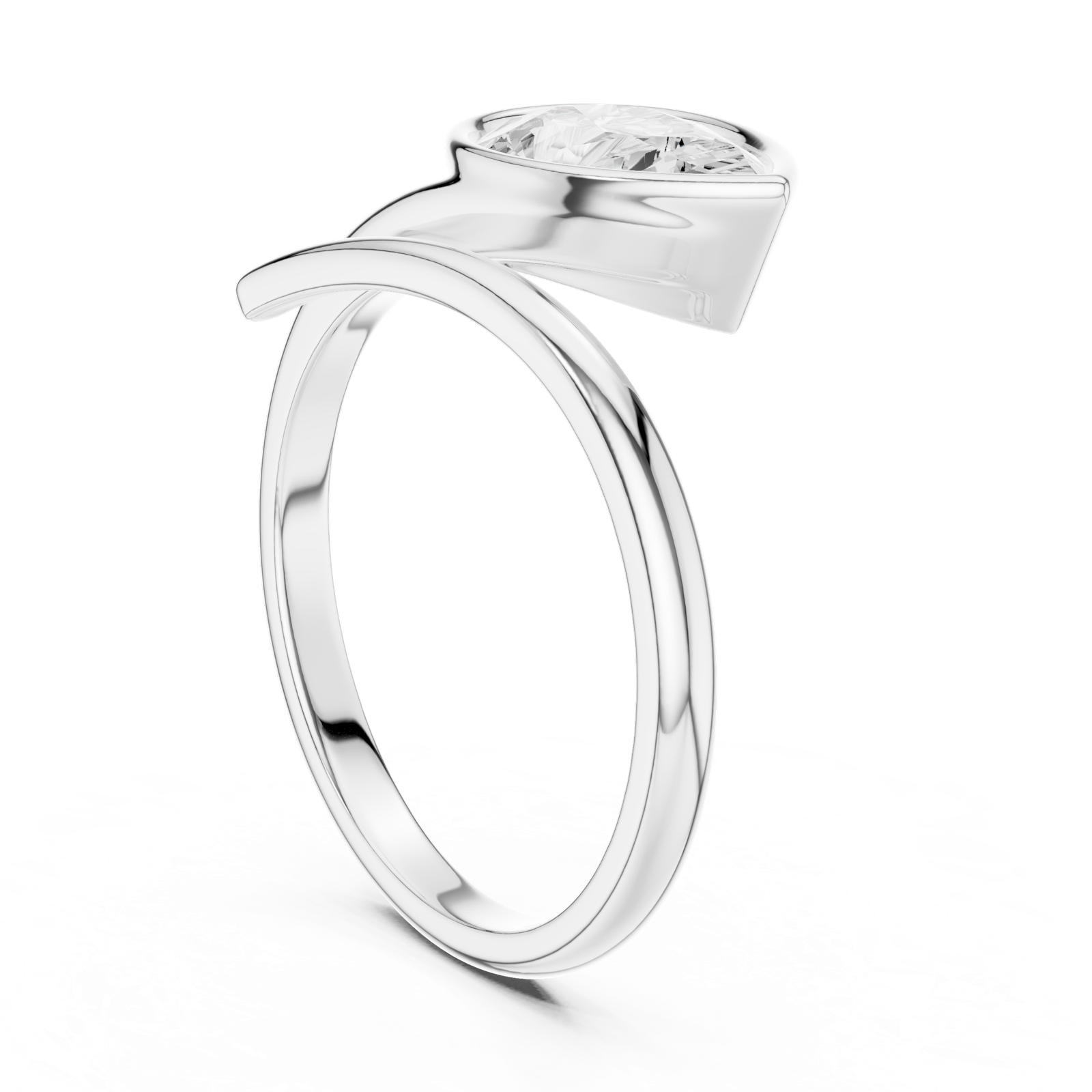 Gold Ring SBWR(22), White Gold