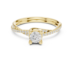 Gold Ring LR-0346, Yellow Gold, view 4
