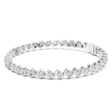 Gold Bracelet GLBR-0003, White Gold, view 1