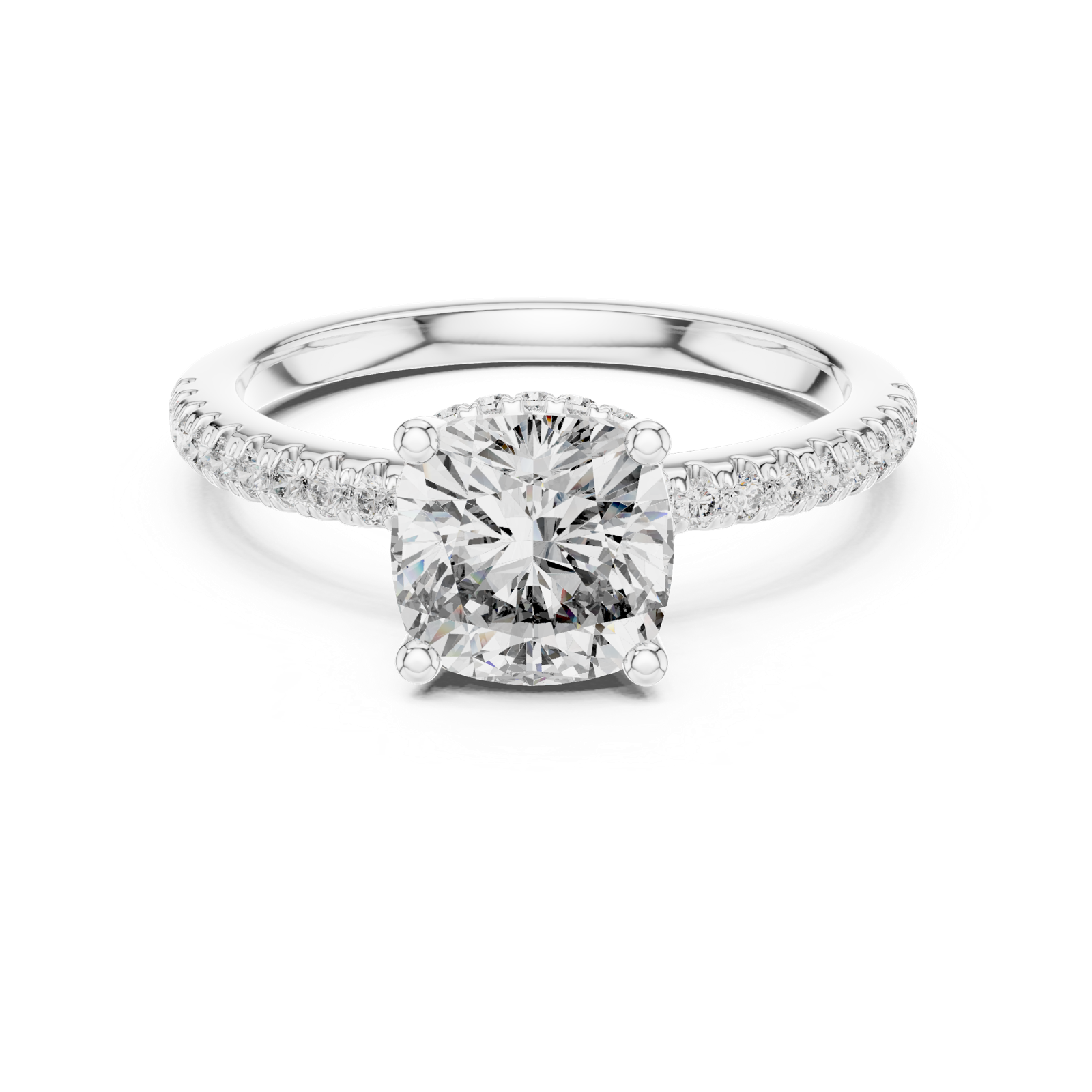 Gold Ring DDLR-177, White Gold
