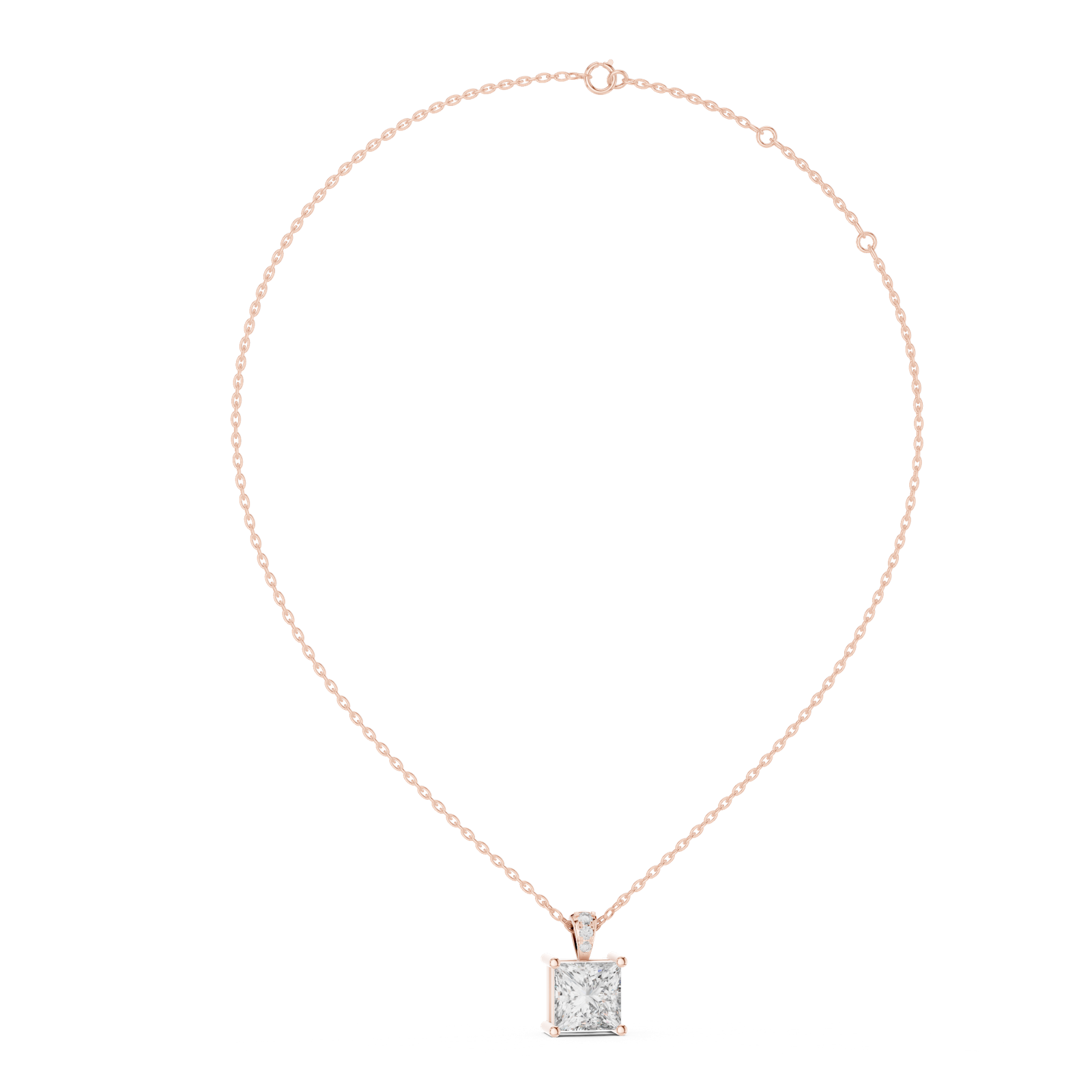 Gold Pendant PND-0004, Rose Gold
