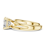 Gold Jewelry L36-9, Cushion center stone, Yellow Gold, view 3