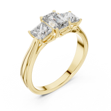 Gold Ring LR-0034, Yellow Gold, view 2