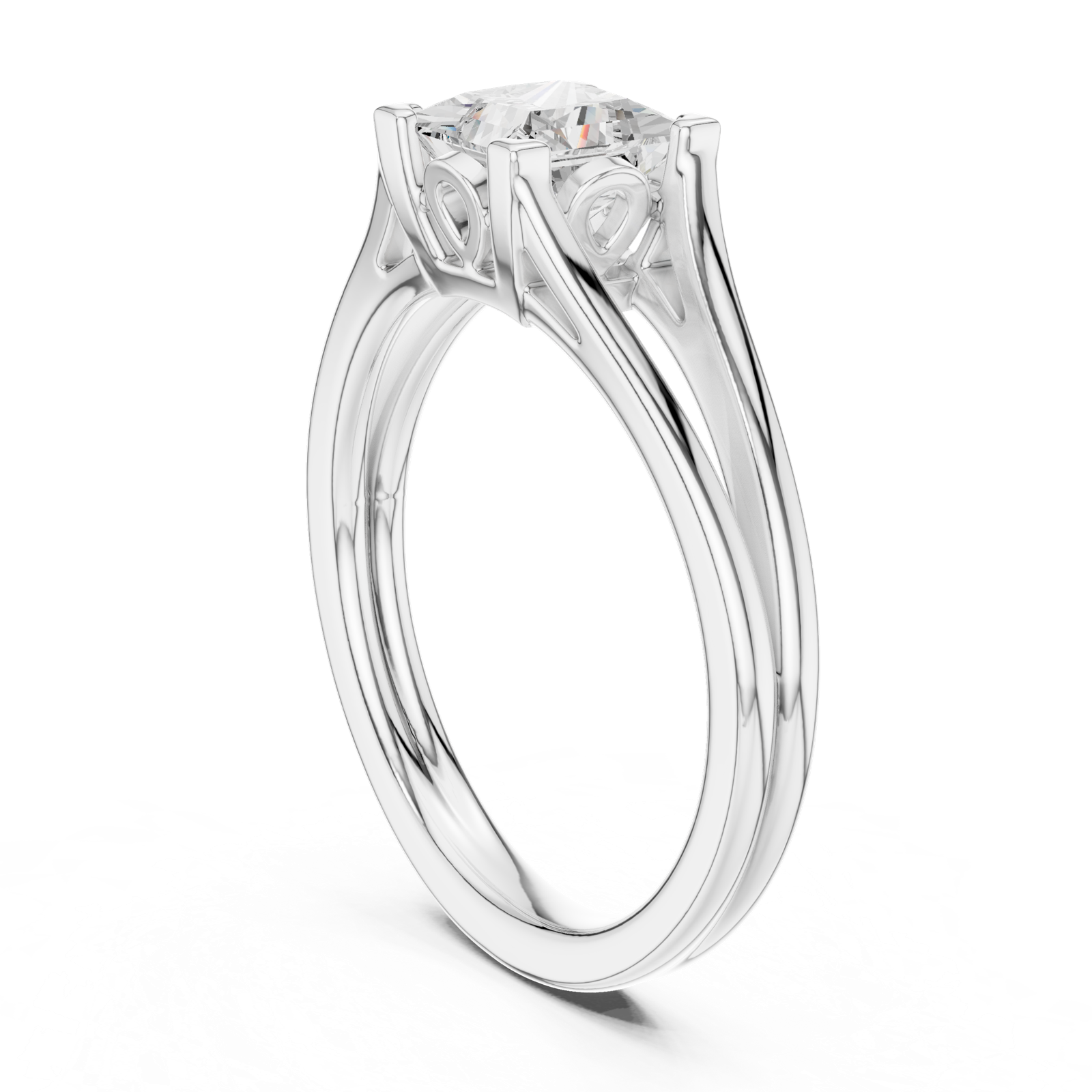 Gold Ring DDLR-571, White Gold