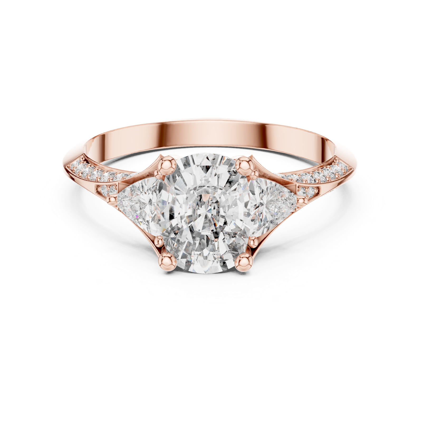 Gold Ring 00001L (44), Rose Gold