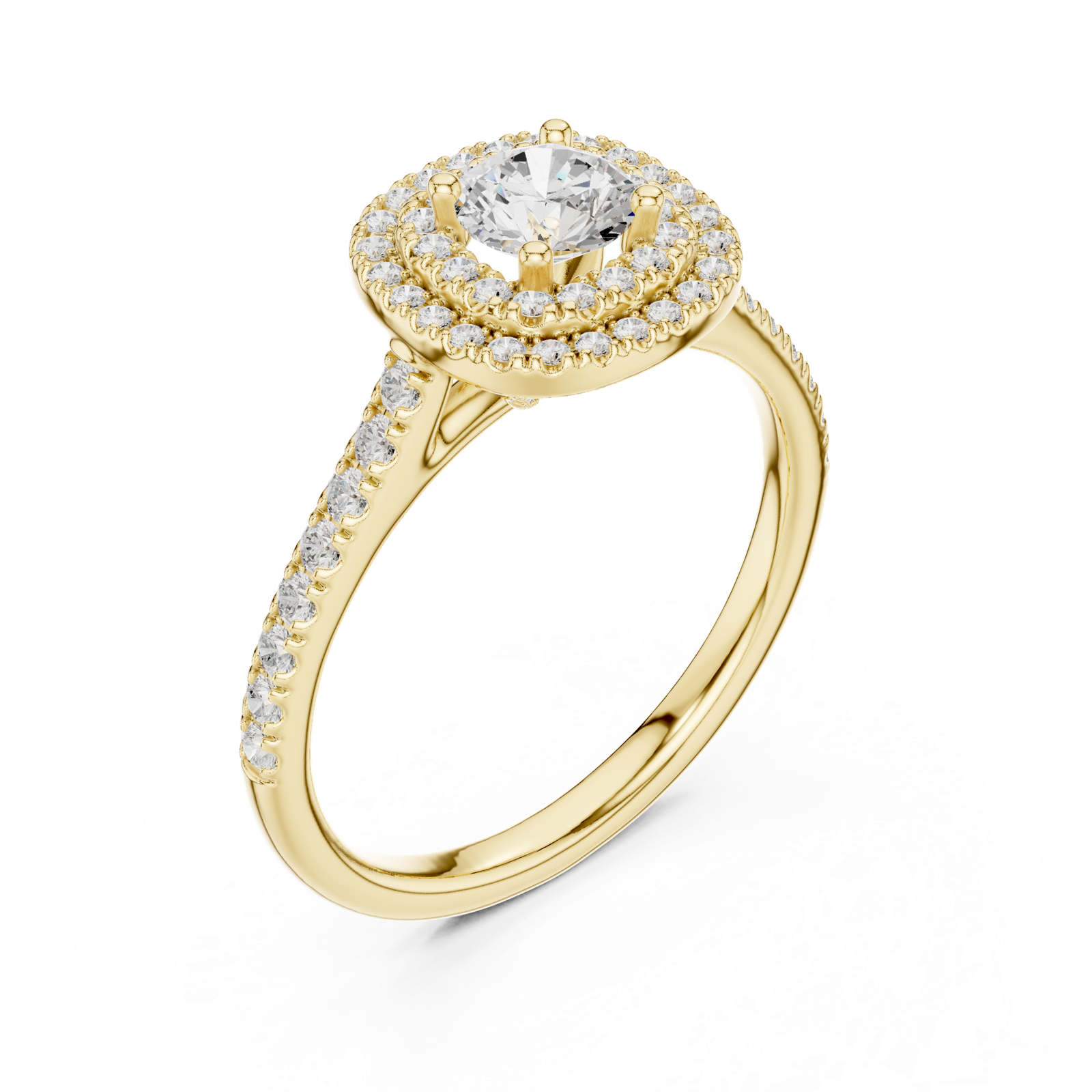 Gold Ring LR-0243, Yellow Gold, view 2