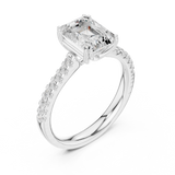 Gold Ring DDLR-744, White Gold, view 2