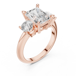 Gold Ring DDLR-905, Rose Gold, view 2