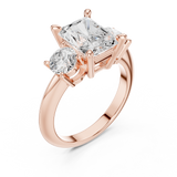Gold Ring DDLR-905, Rose Gold, view 2