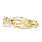 Gold Ring DDLR-771, Yellow Gold, view 3
