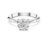 Gold Ring LR-0020, White Gold