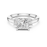 Gold Ring DDLR-871, White Gold, view 4