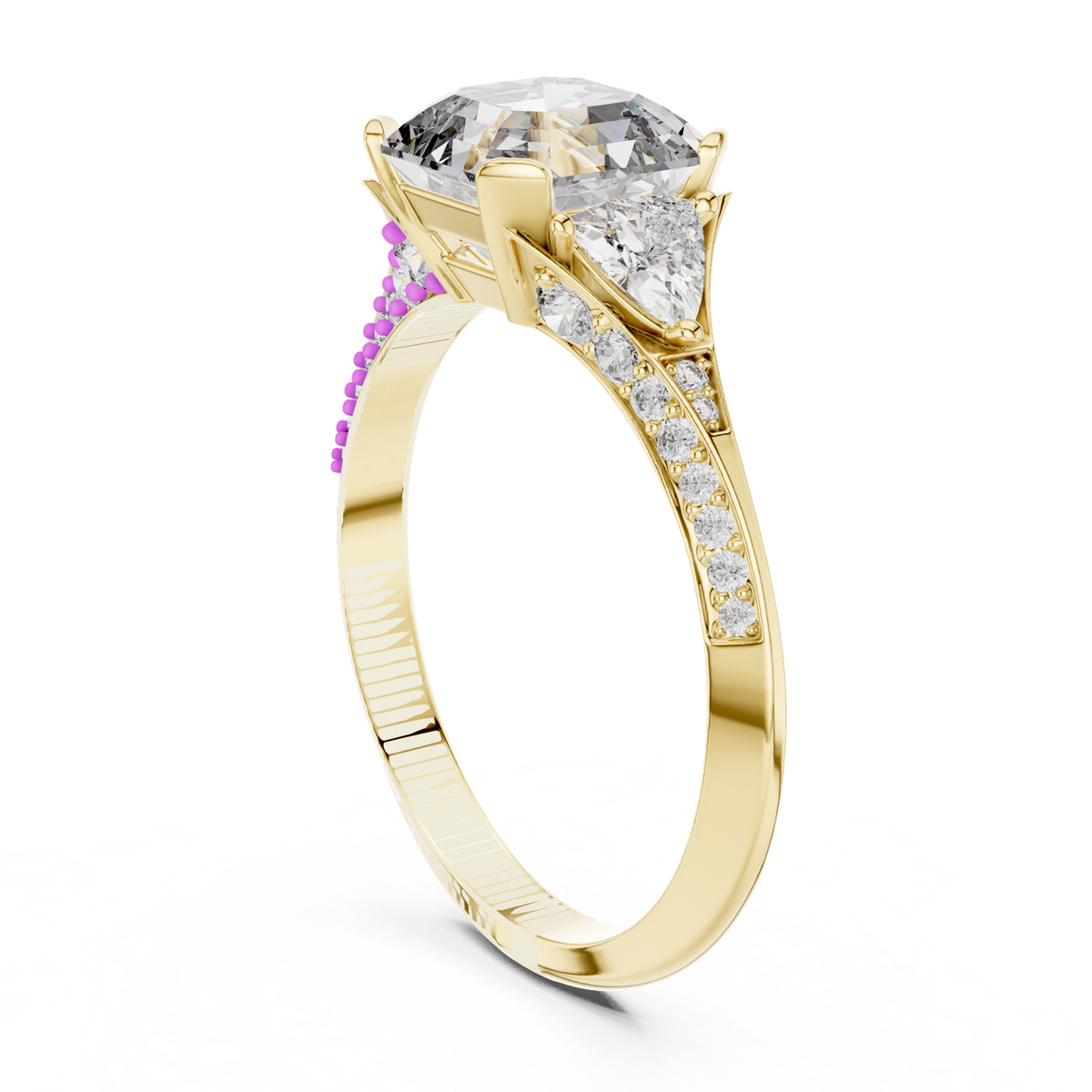 Gold Ring 00001L (43), Yellow Gold, view 1