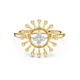 Gold Ring 12-10056@L, Yellow Gold