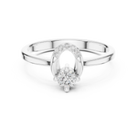 Gold Ring L03-1347, White Gold, view 4