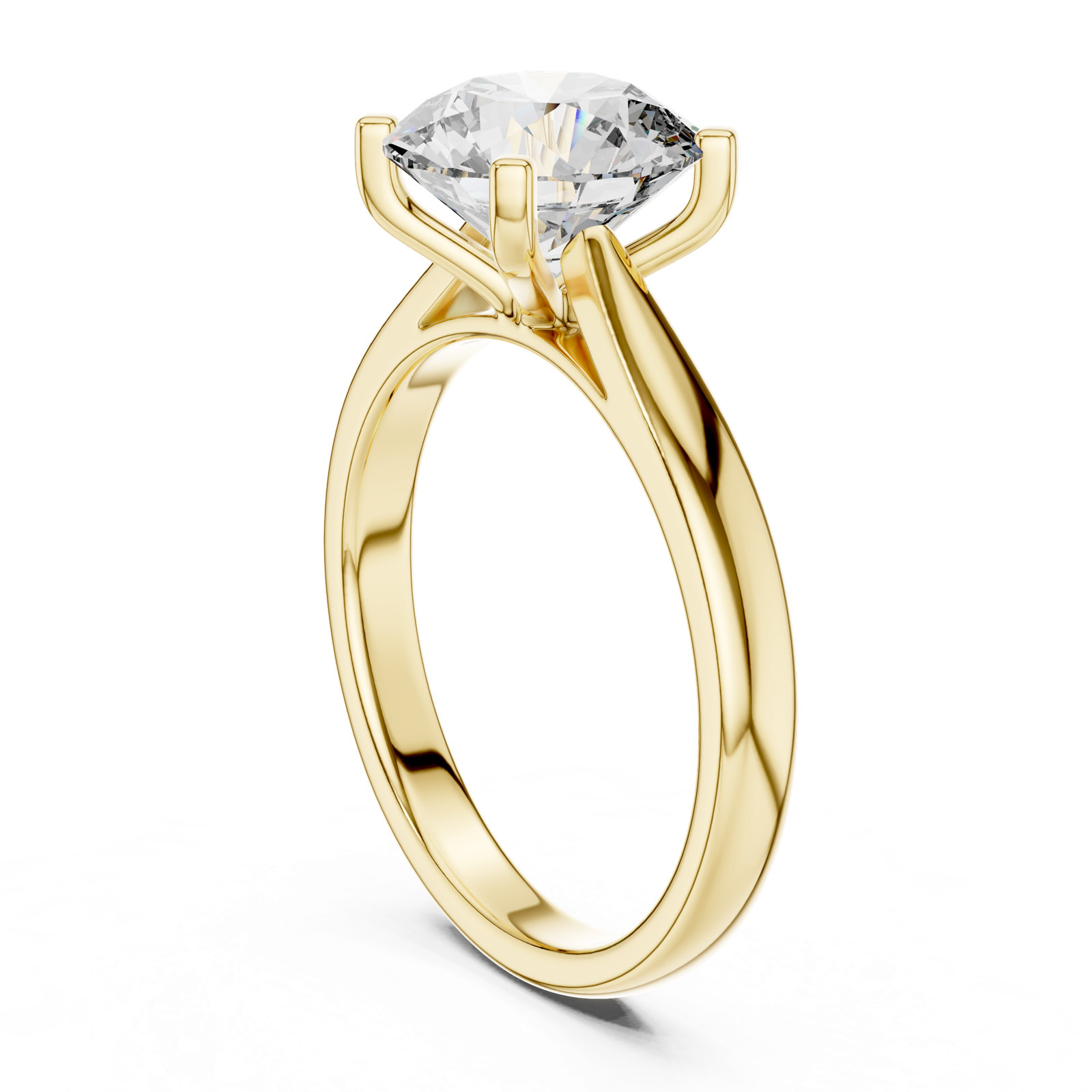 Gold Ring DDLR-068, Yellow Gold, view 1