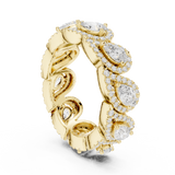 Gold Ring DDLR-306, Yellow Gold, view 1