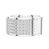 Gold Ring DDLR-428, White Gold, view 3