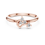 Gold Ring 1 (377), Rose Gold, view 4