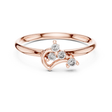 Gold Ring 1 (377), Rose Gold, view 4