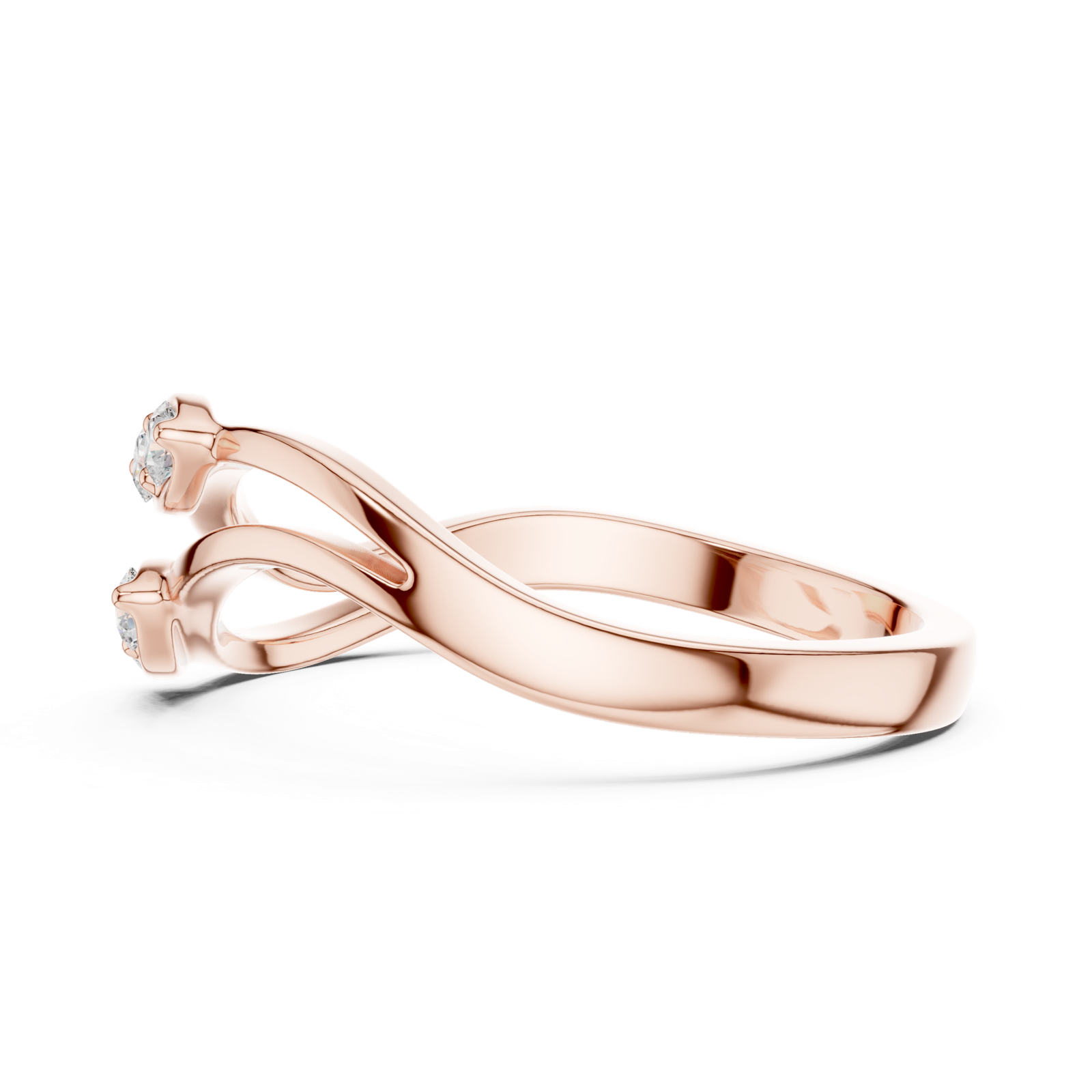 Gold Ring SBWR(4), Rose Gold, view 3