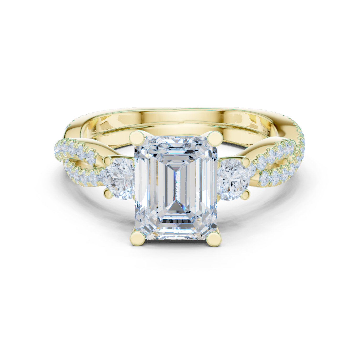 Gold Ring DDLR-281, Yellow Gold
