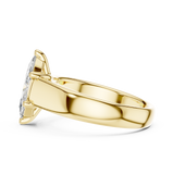 Gold Ring DDLR-067, Yellow Gold, view 3